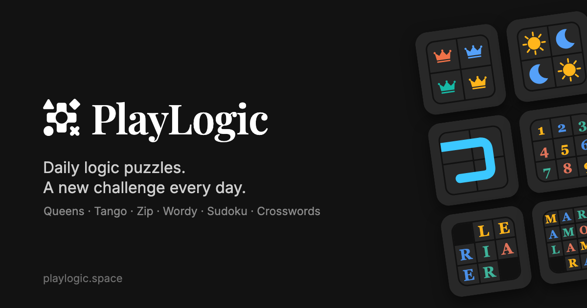 I built a daily logic puzzle site because one LinkedIn Queens a day wasn't enough